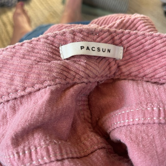 PacSun Dusty Rose Corduroy Mom Jean Pants Women’s Size 24 - Picture 6 of 8